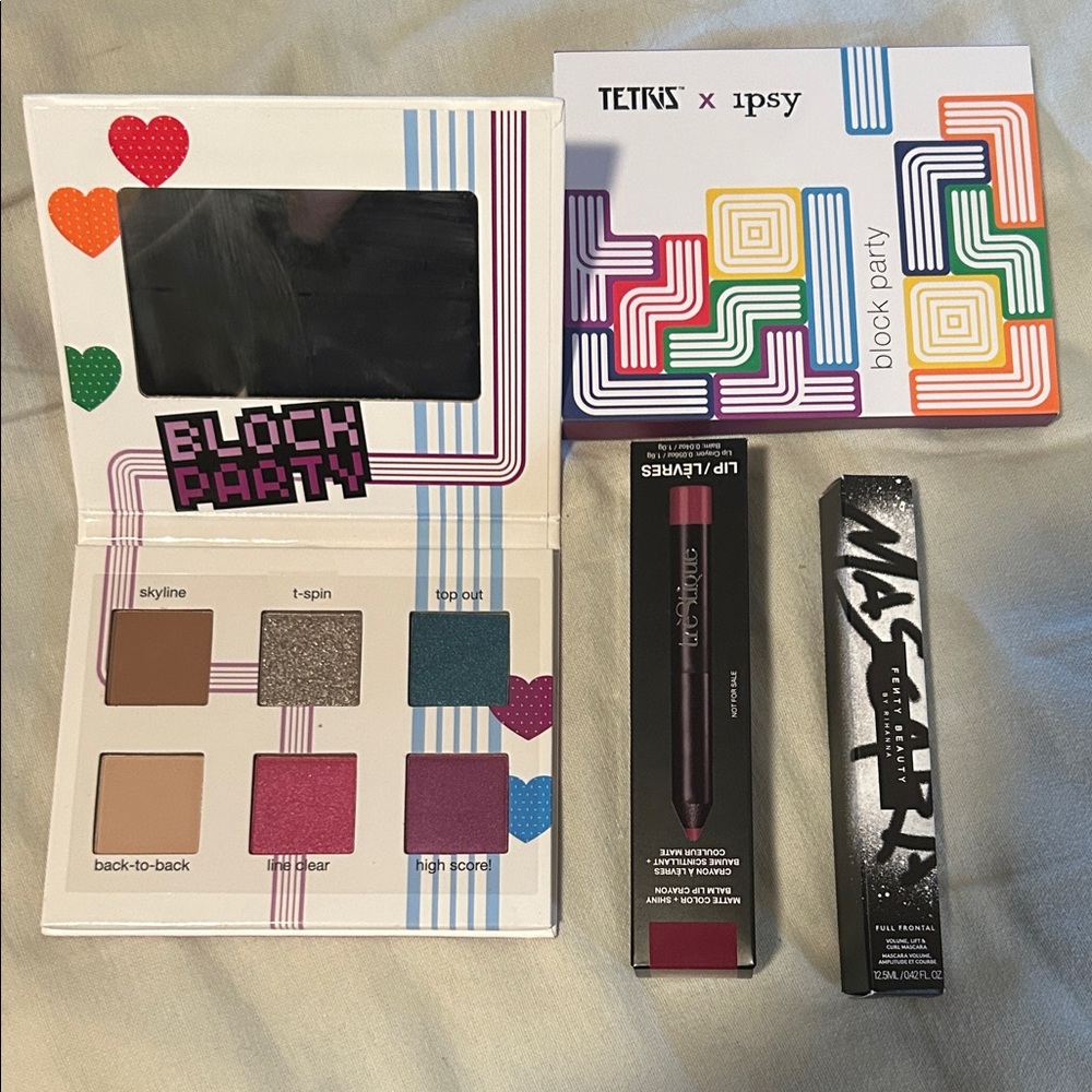 ipsy Tetris Block Party Makeup Set - Vibrant Colors